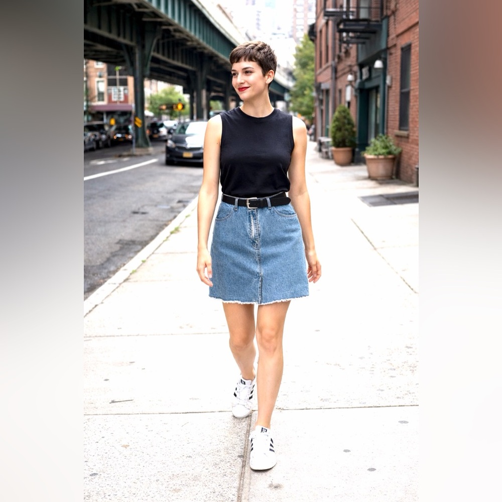 Vintage Tower Hill Sport Jean Skirt Women’s 12 Denim Y2K 80s 90s 2000s Mini